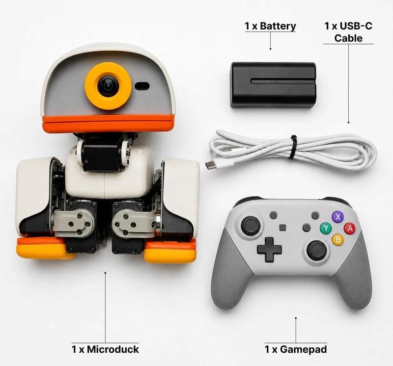 Microduck: An AI-Powered Robot Duck